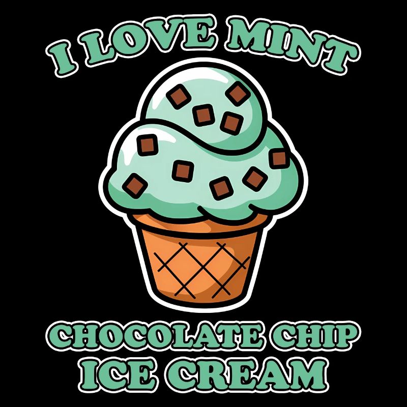 Schoko Minz Eis Spruch Lustiges Minz Eis Geschenk