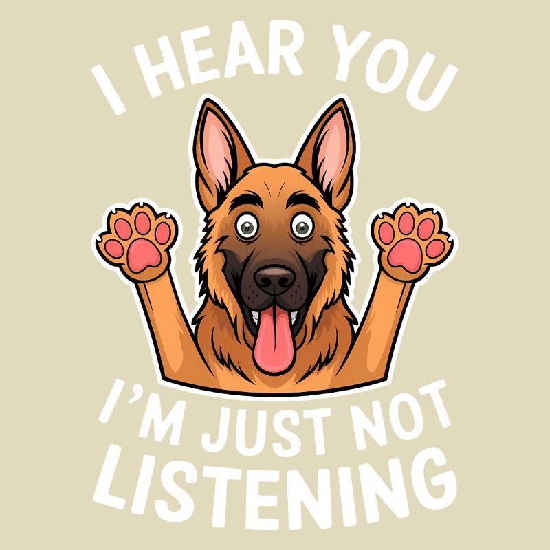 Deutscher Schäferhund Spruch Schäferhund Geschenk