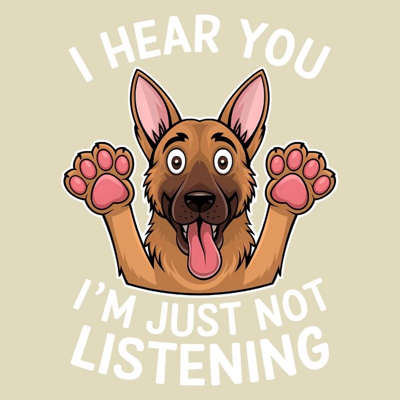 Deutscher Schäferhund Spruch Schäferhund Geschenk