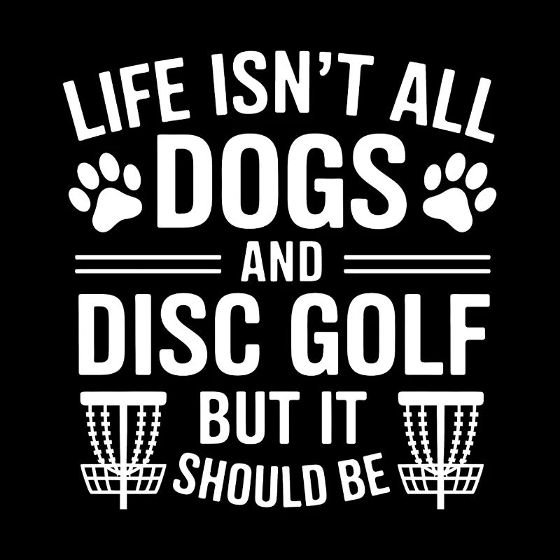 Disc Golf Dire Chiens Drôle Disc Golf Cadeau