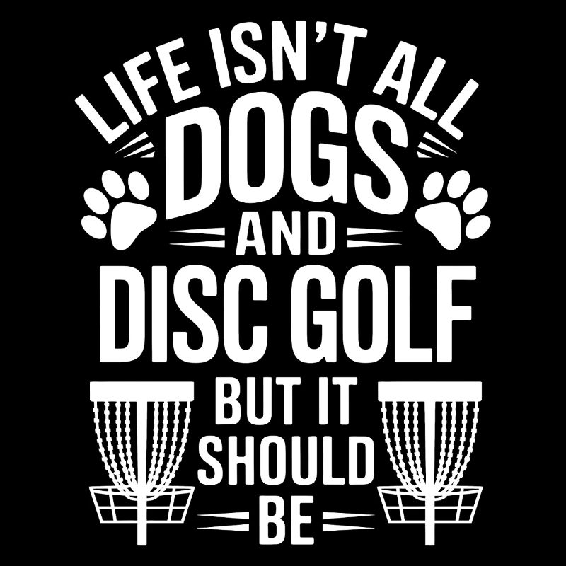 Disc Golf Dire Chiens Drôle Disc Golf Cadeau
