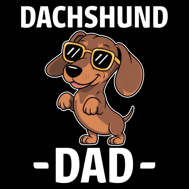 Dackel Spruch Dackel Papa Lustiges Dackel Geschenk