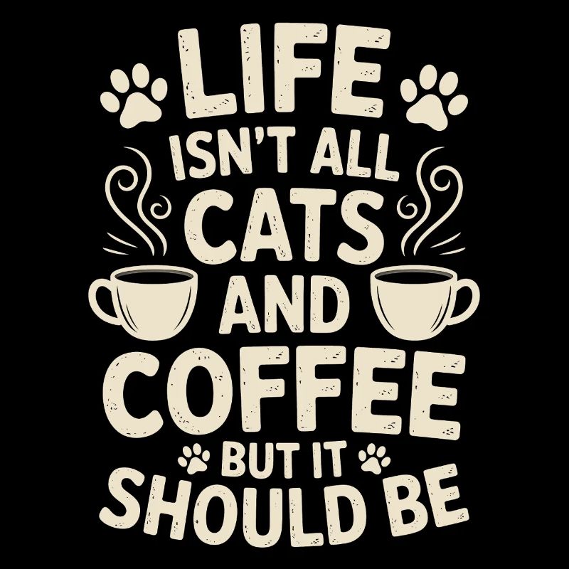 Kaffee Spruch Katzen Lustiges Kaffee Geschenk