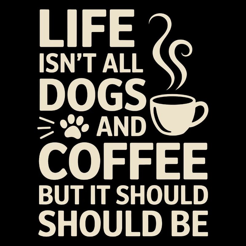 Kaffee Spruch Hunde Lustiges Kaffee Geschenk