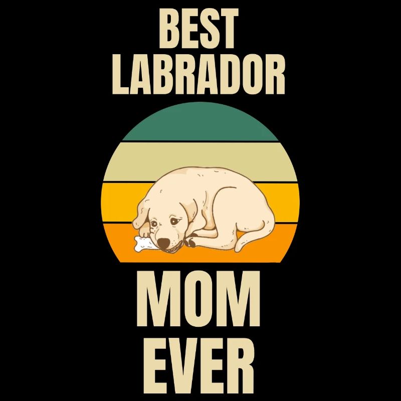 Best Labrador Mama ever Retro Labrador