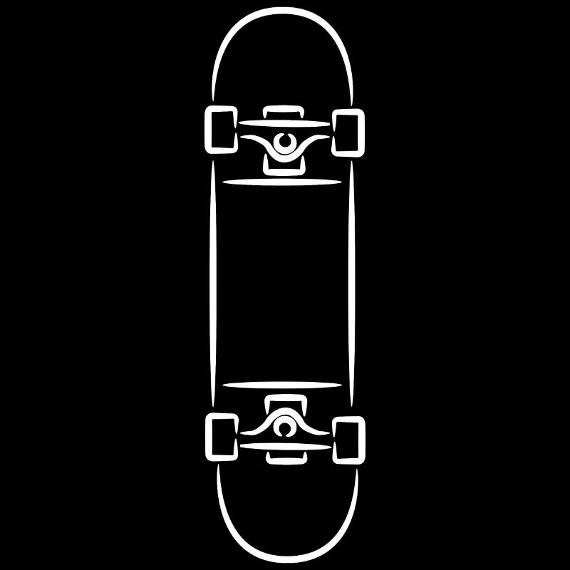 Skateboard Skizze