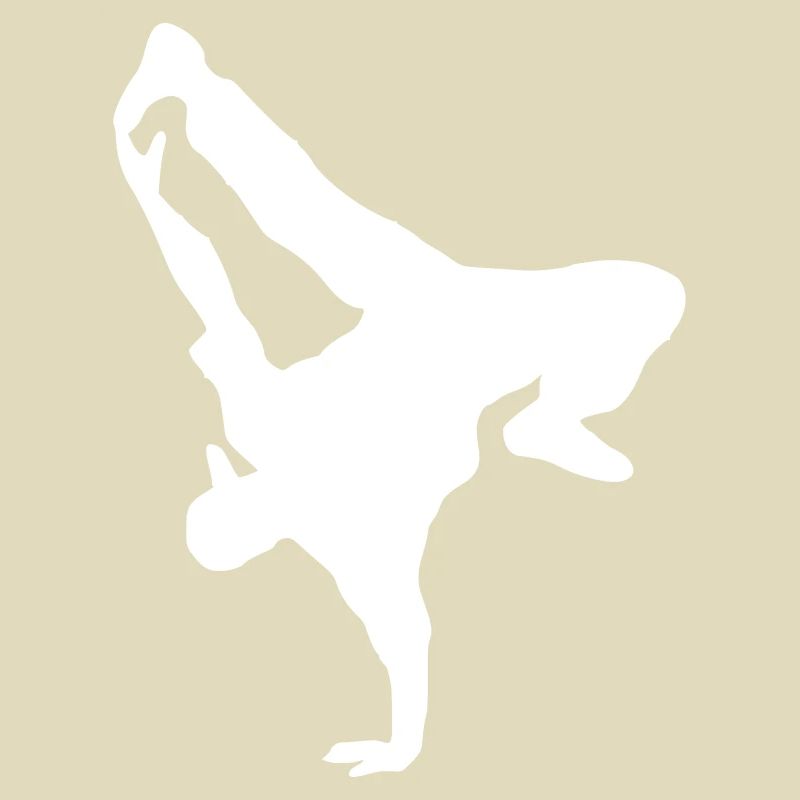 Breakdance Dancer graphics white