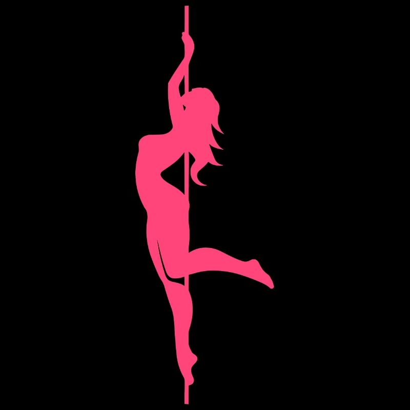 Women's pole dancing pole dancing