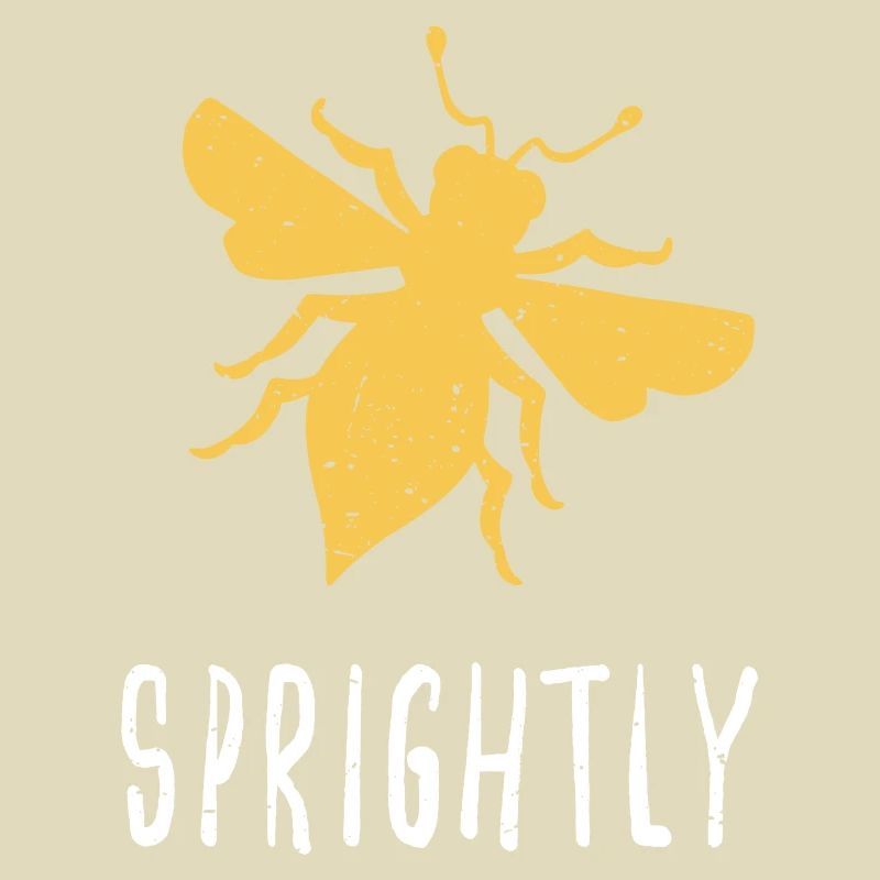 Yellow Bee Sprightly Bee Be Sprightly