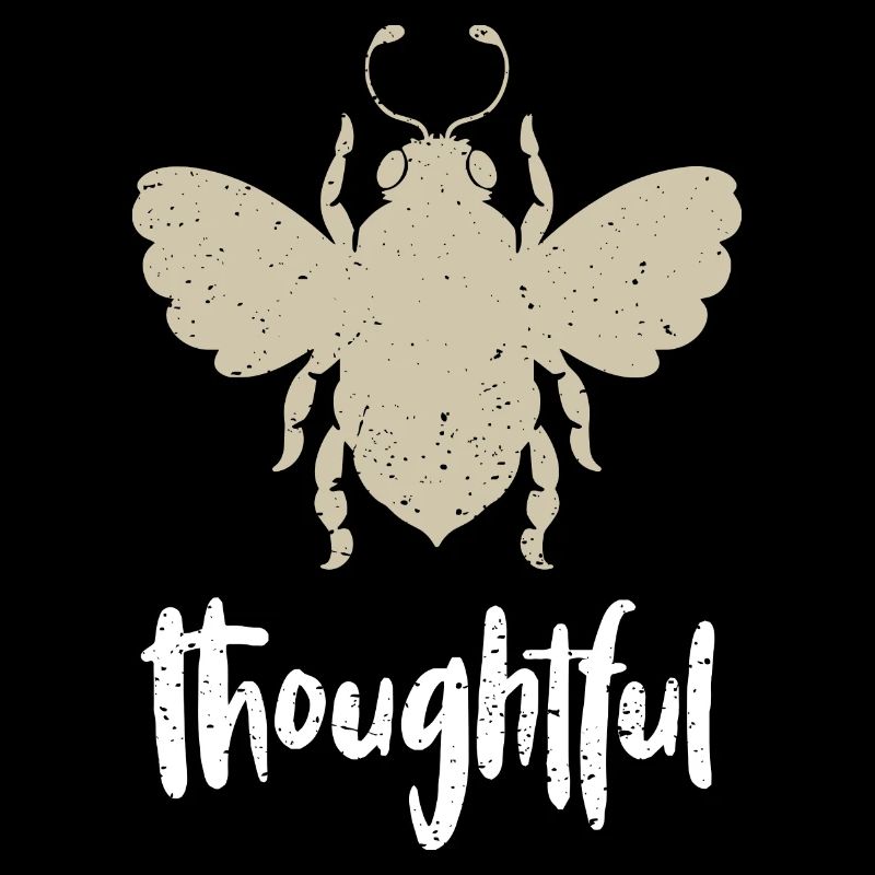 Beige Bee Thoughtful Biene Be Thoughtful