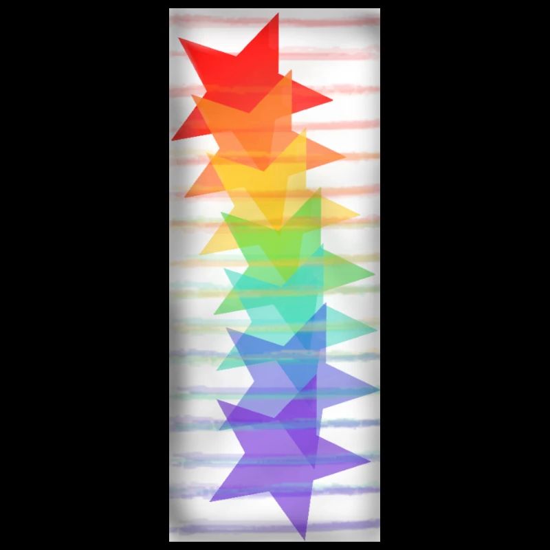 Regenbogen Sterne Stolz