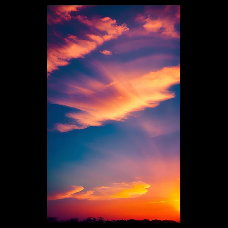 Ciel orangé