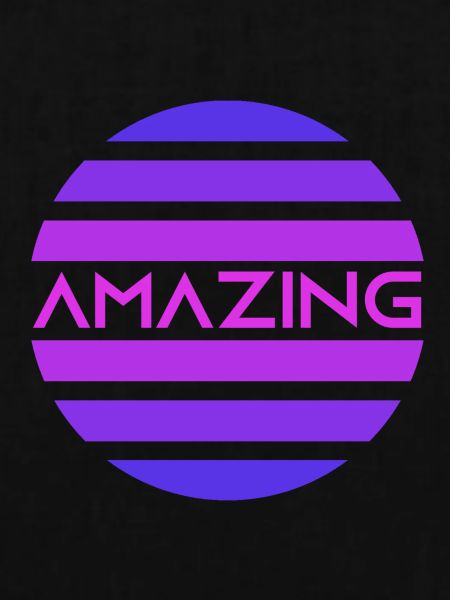 amazing blacklight circle retro future