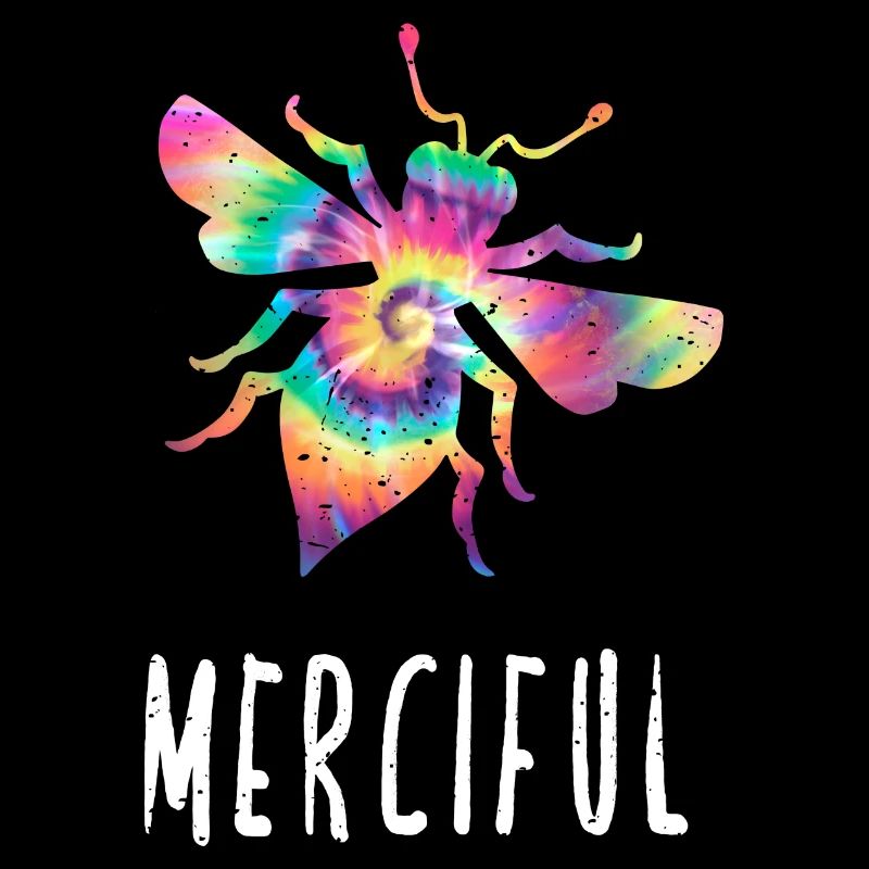 Tie Dye Bee Merciful Biene Be Merciful