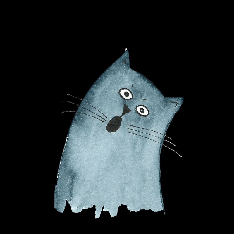 Katze grau