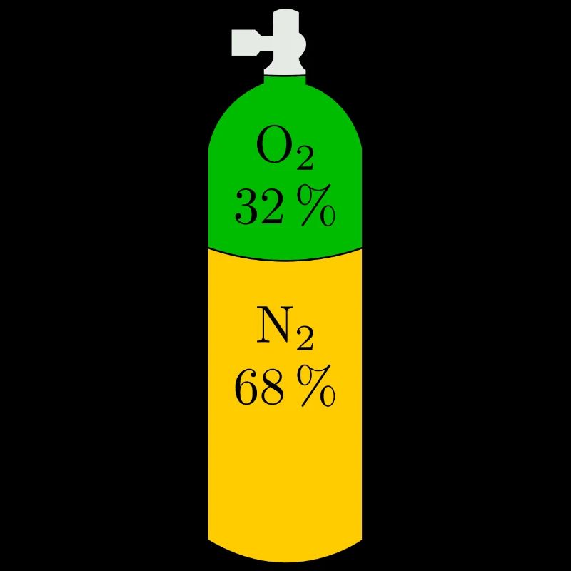 Nitrox Tauchflasche