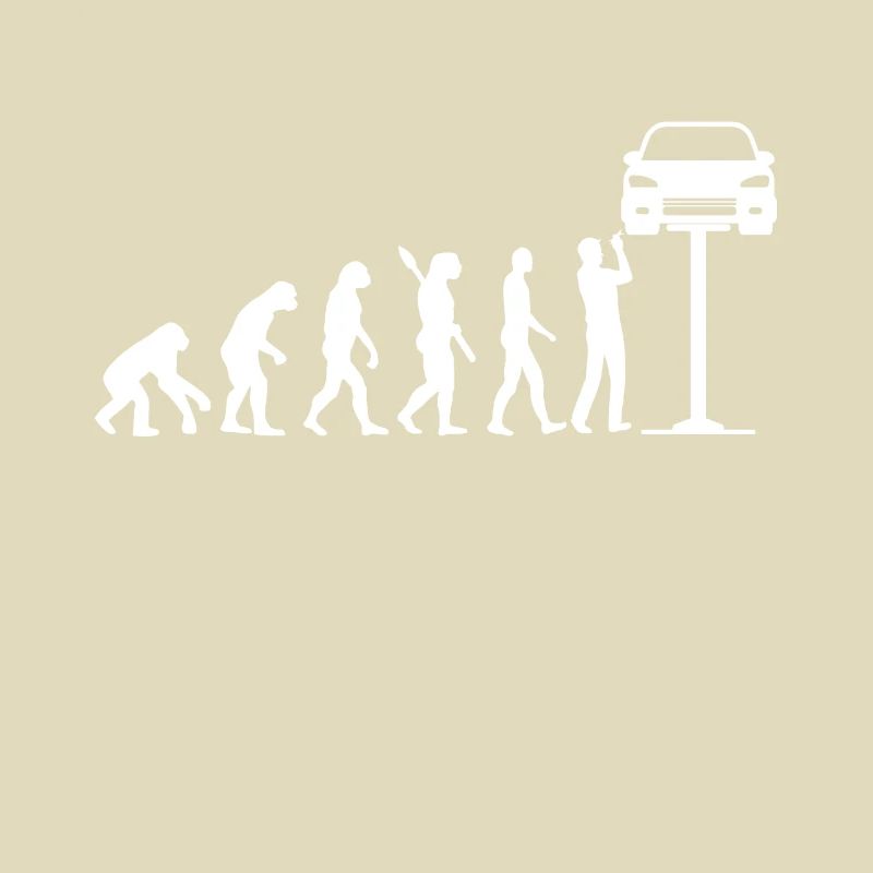 Mechaniker Evolution Auto Schrauber Geschenk