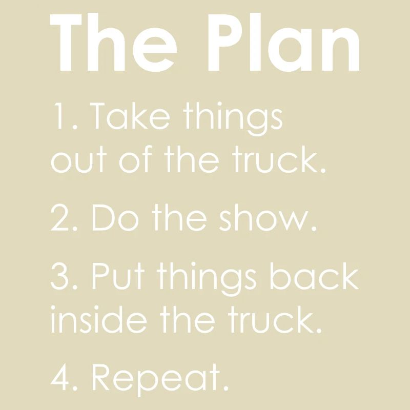 STAGEHAND CREW PLAN Lichttechniker Geschenk