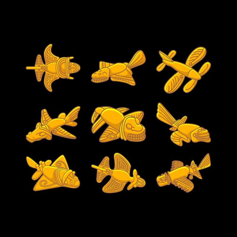 QUIMBAYA PLANE Ancient Astronaut Alien Gift