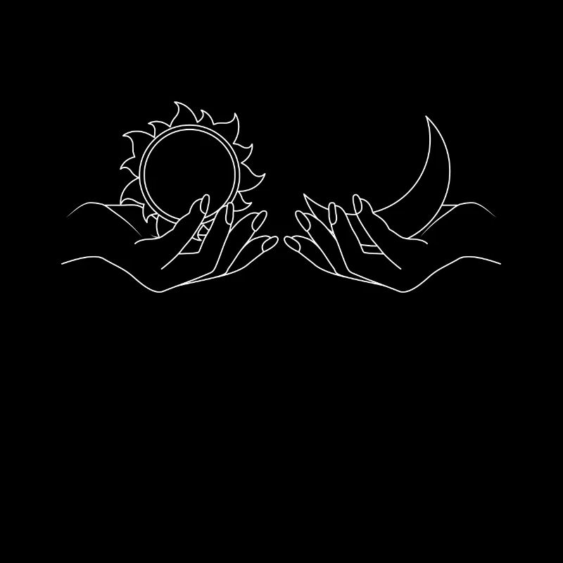 Witchcraft Sonne Und Mond In Händen BoHo
