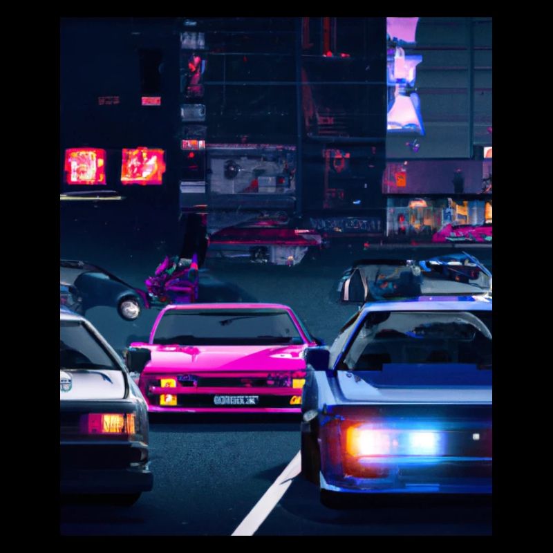 Vaporwave Aesthetic Synthwave Car