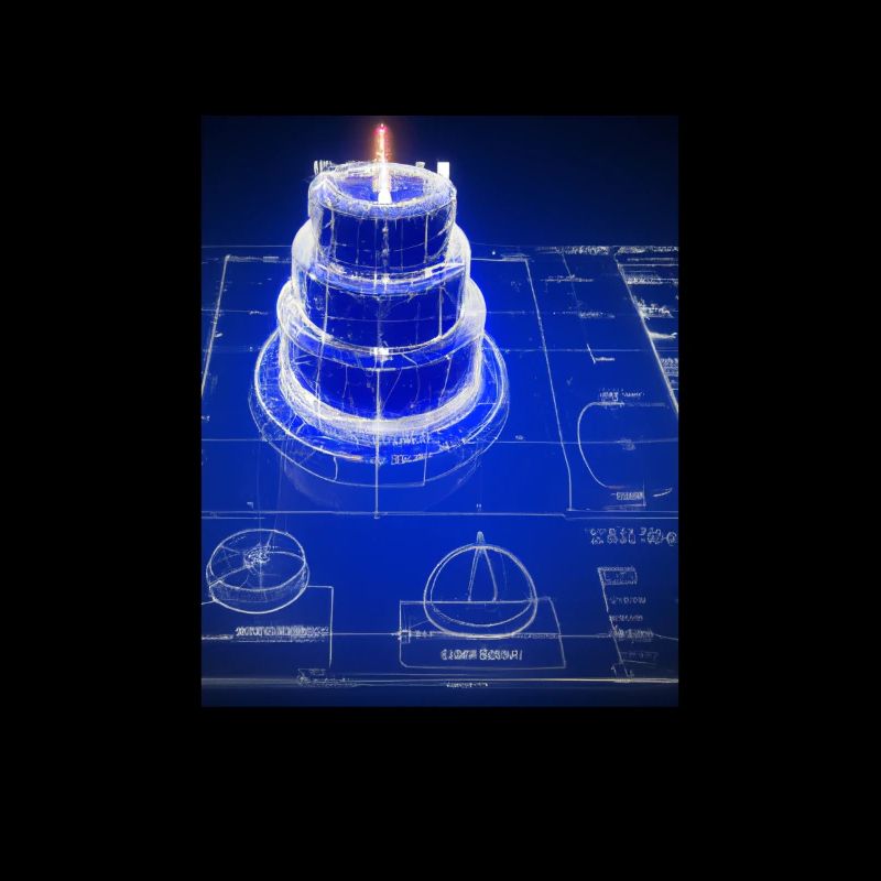 Cake Blueprint Pastry Chef Cake Baking