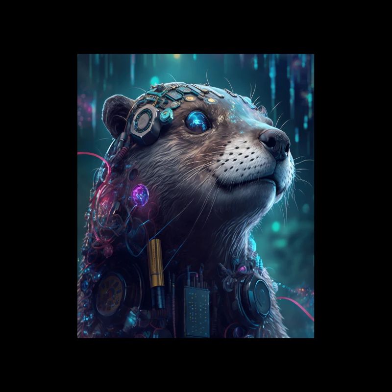 Science Fiction Evolved Animal Robot Otter