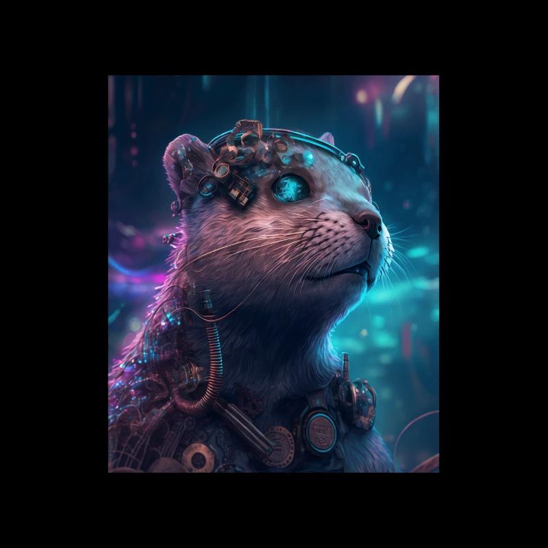Science Fiction Evolved Animal Robot Otter