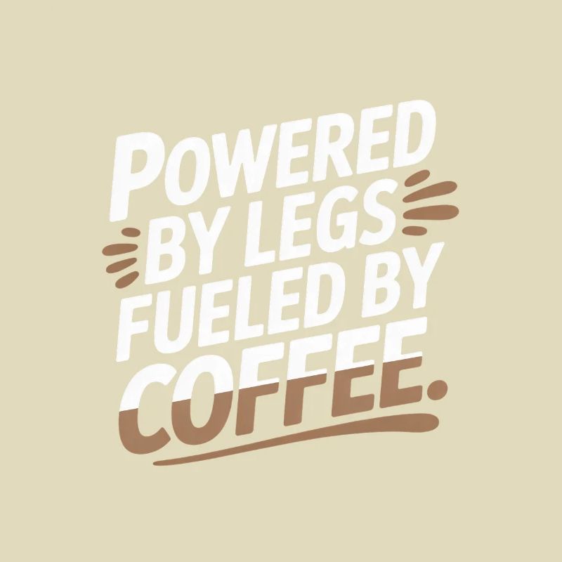Alimenté par des jambes alimentées par le café. Déplacements à vélo