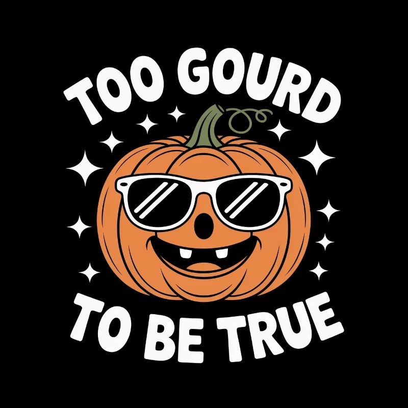 Too Gourd to Be True Halloween