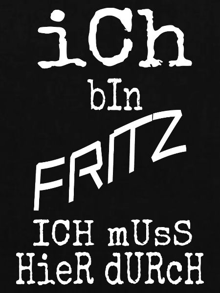 Fritz als Fritz
