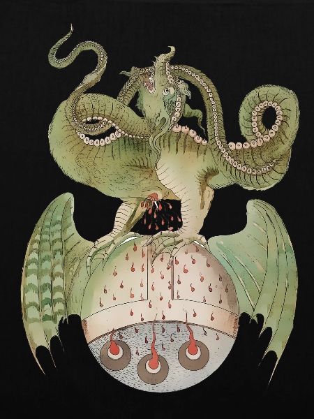 Mittelalter Drache