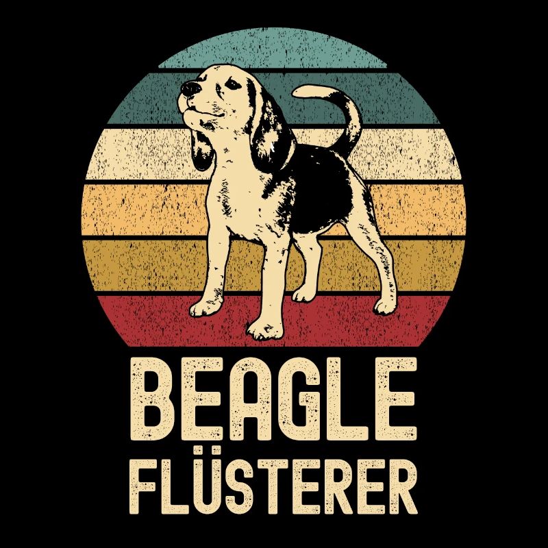 Beagle Whisperer Chien Rétro Vintage