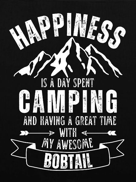 Camping und Bobtail