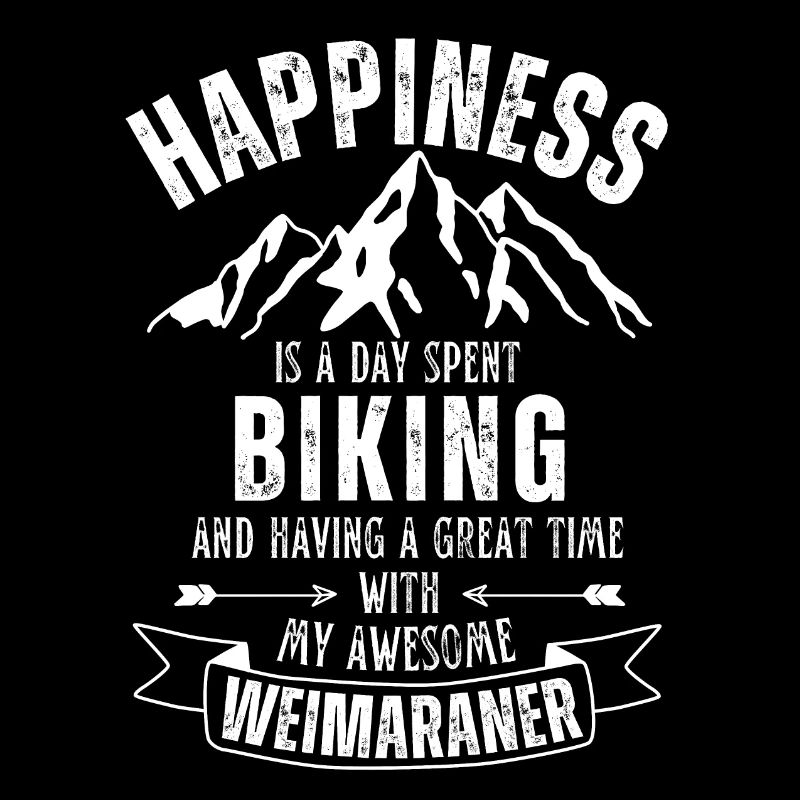 Cyclisme et Weimaraner