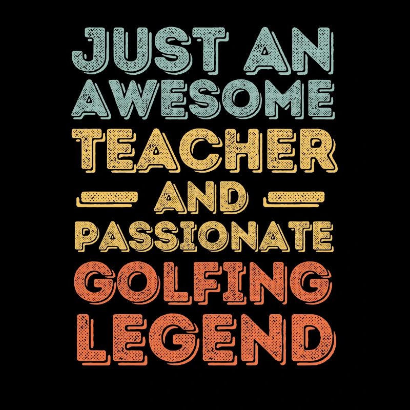 Professeur Golf rétro