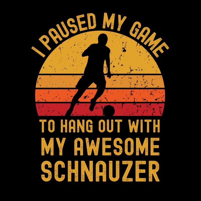 Fußball und Schnauzer
