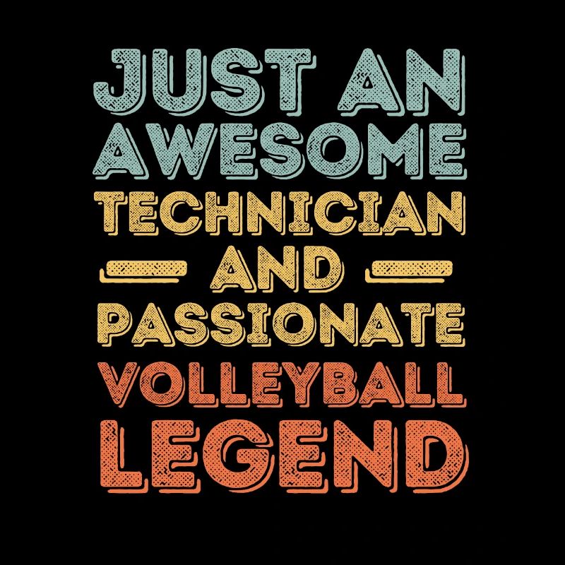 Techniker Volleyball retro