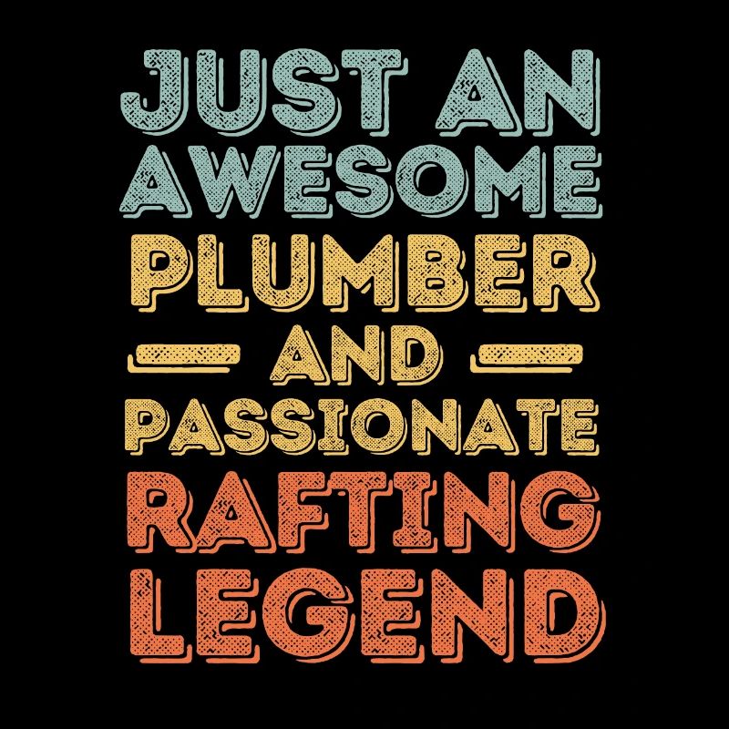 Plumber Rafting legend retro