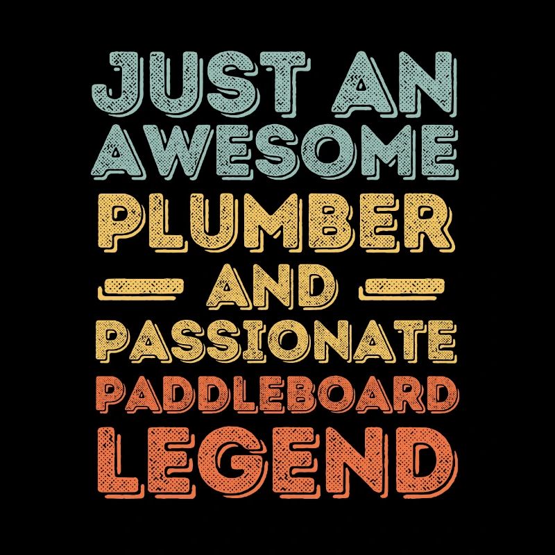 Klempner Paddleboard Legende Retro