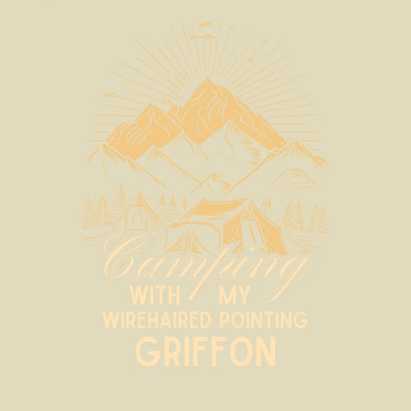 Griffon Korthals Camping Rough-haired Pointer