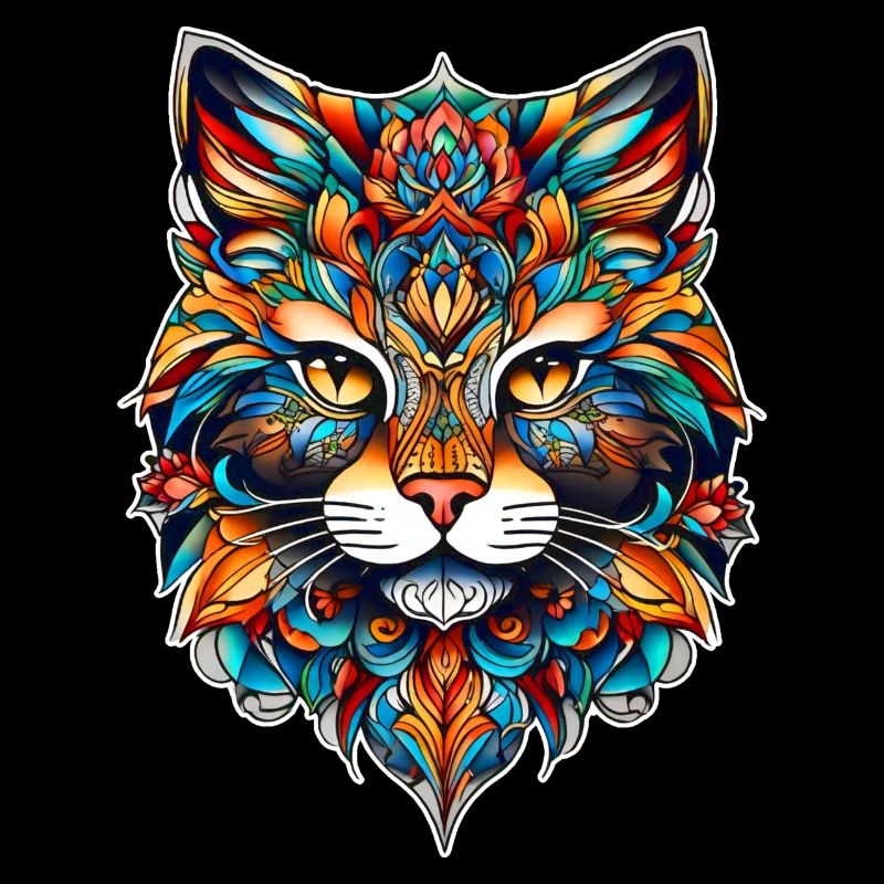 Cooles Katzen Symbol
