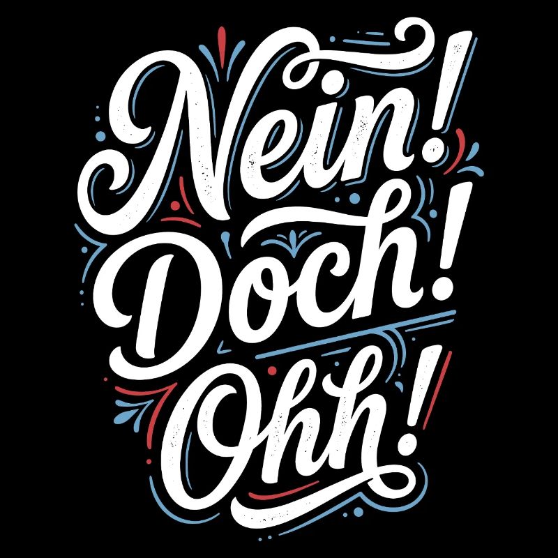 Nein Doch Ohh Typo-Statement