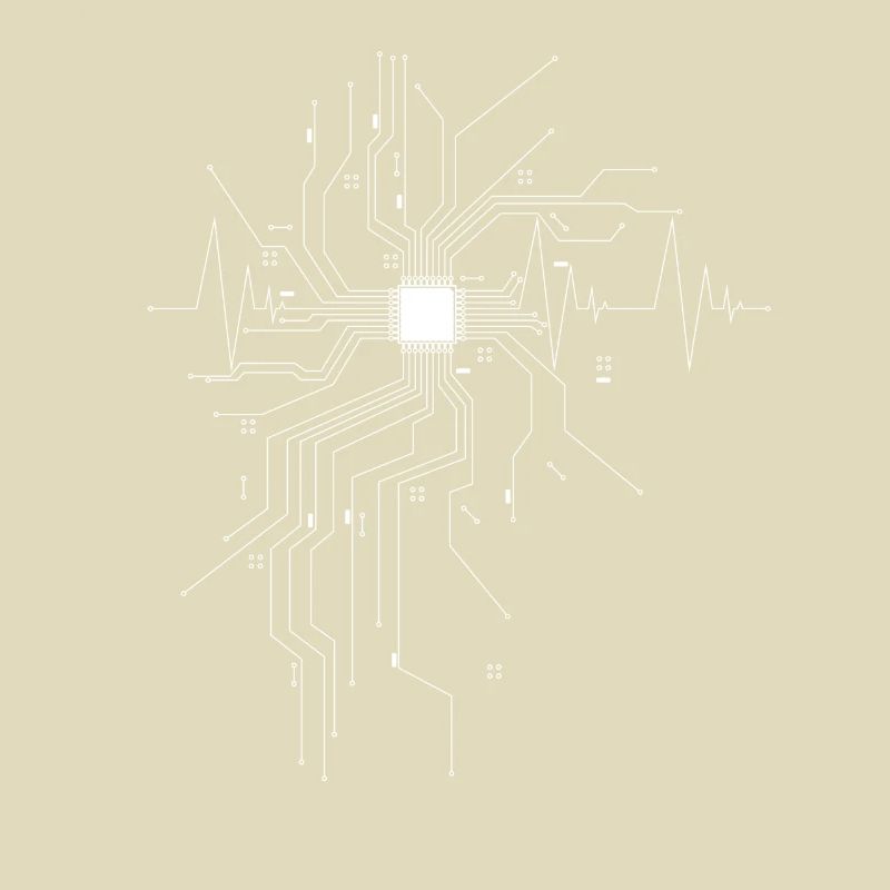 Computer Scientist CPU Heartbeat Gift for Nerds