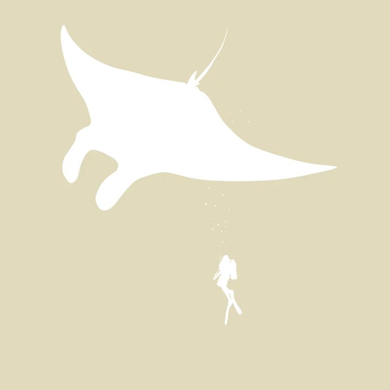 Dive Underwater Manta Ray Gift Idea