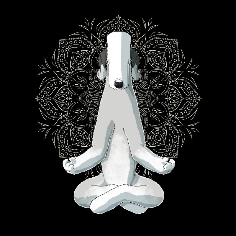 Bedlington Terrier Hund Meditation