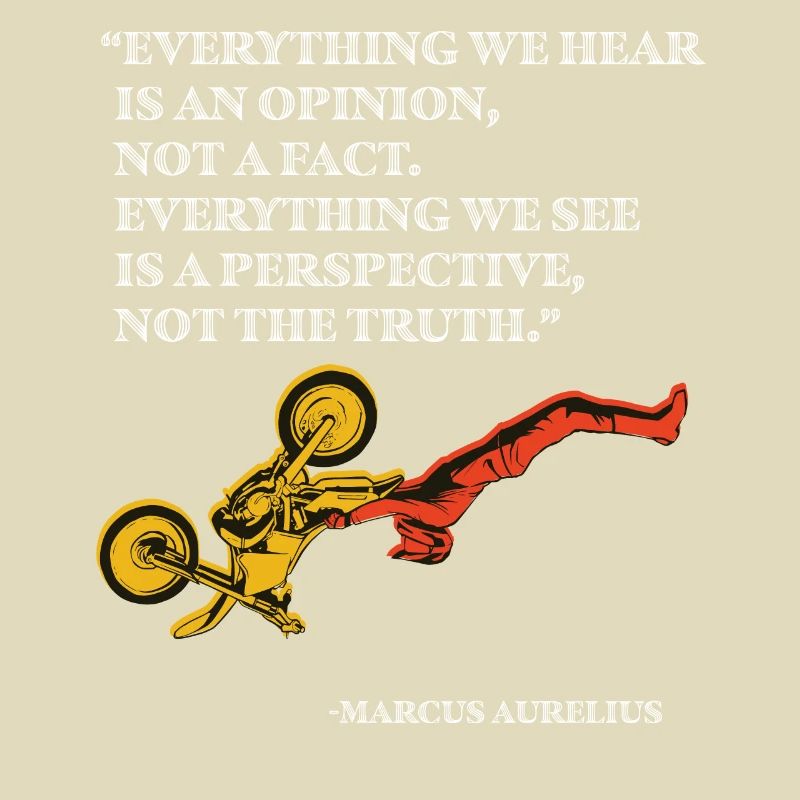 Stoic quote by Marcus Aurelius,Illusion, Point of