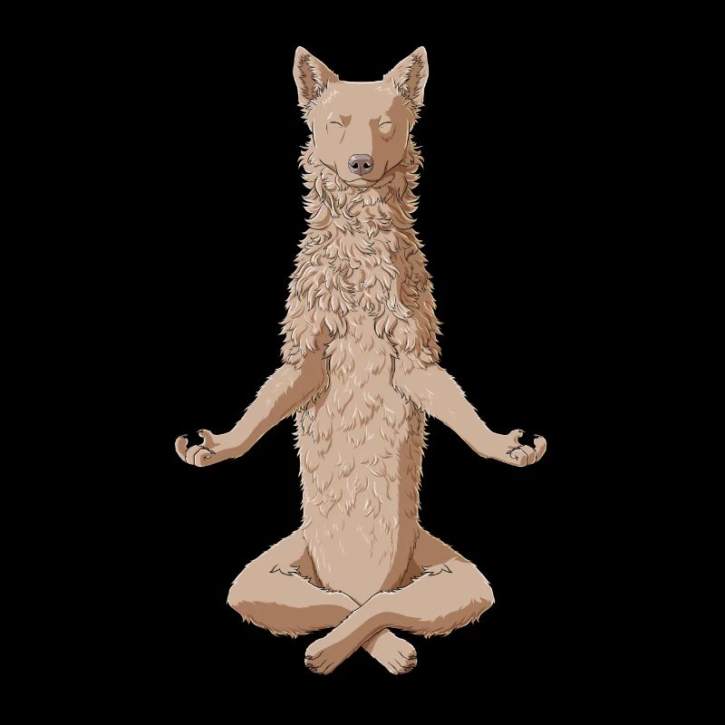 Meditate Mudi Dog