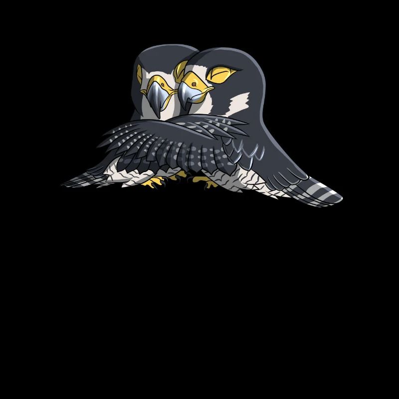 Vogel Wanderfalke