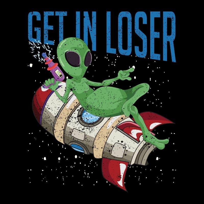 Funny Alien UFO Science Fiction Alien
